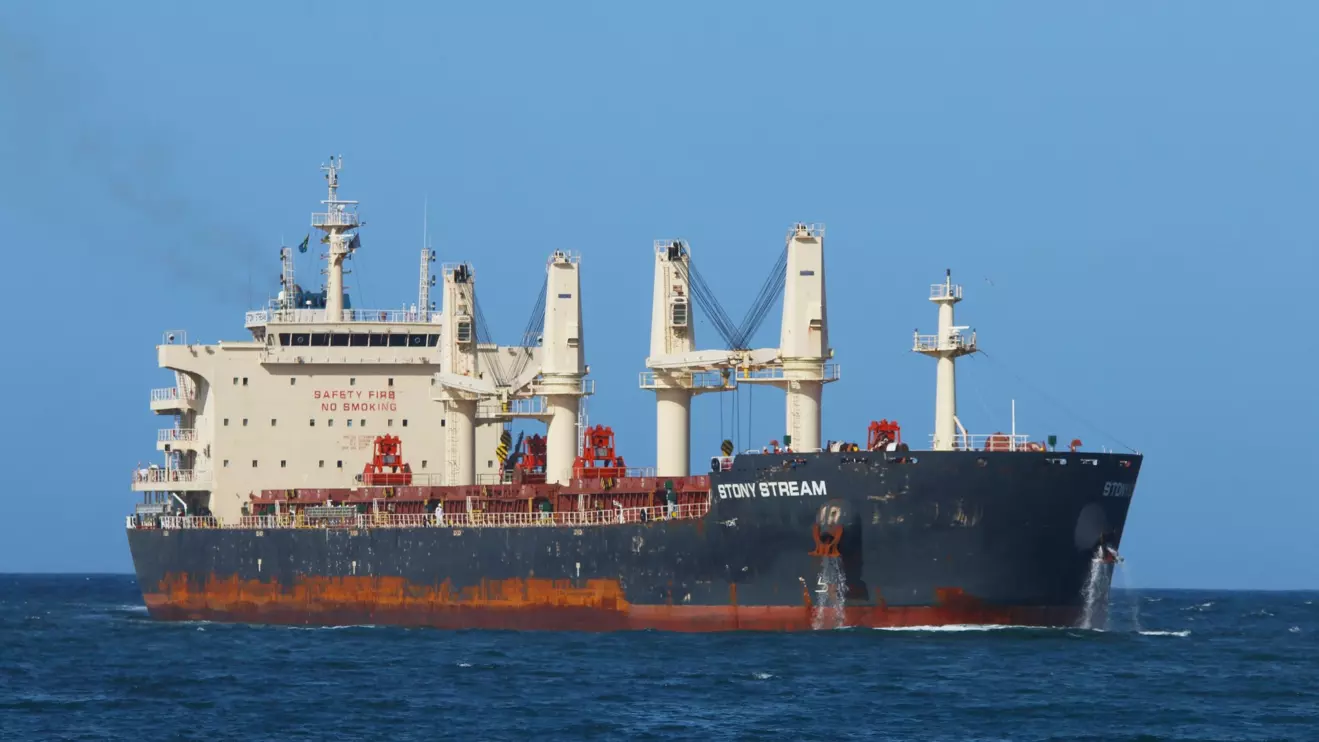 The vessel's U.S.-based owner Eagle Bulk Shipping did not immediately respond to a request for comment