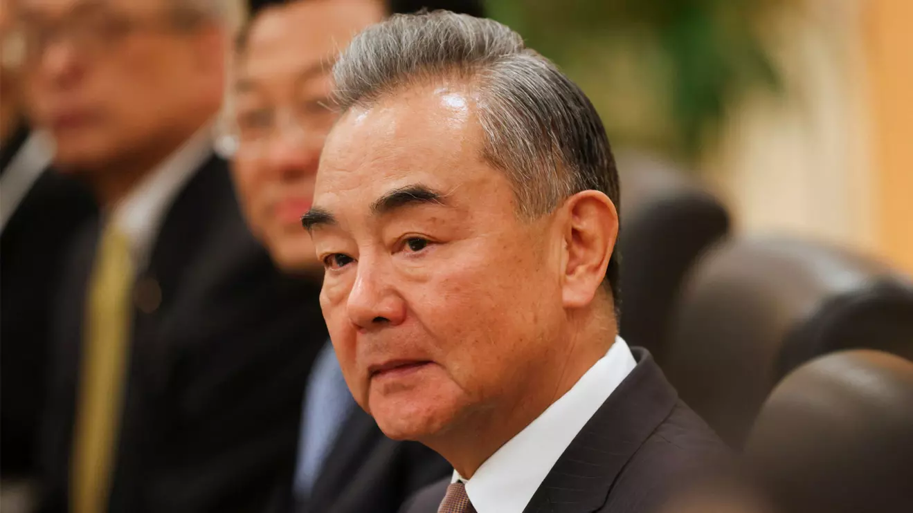 China's Foreign Minister Wang Yi looks on as he meets with U.S. Secretary of State Antony J. Blinken in New York, U.S. September 27, 2024. Heather Khalifa/Pool via Reuters