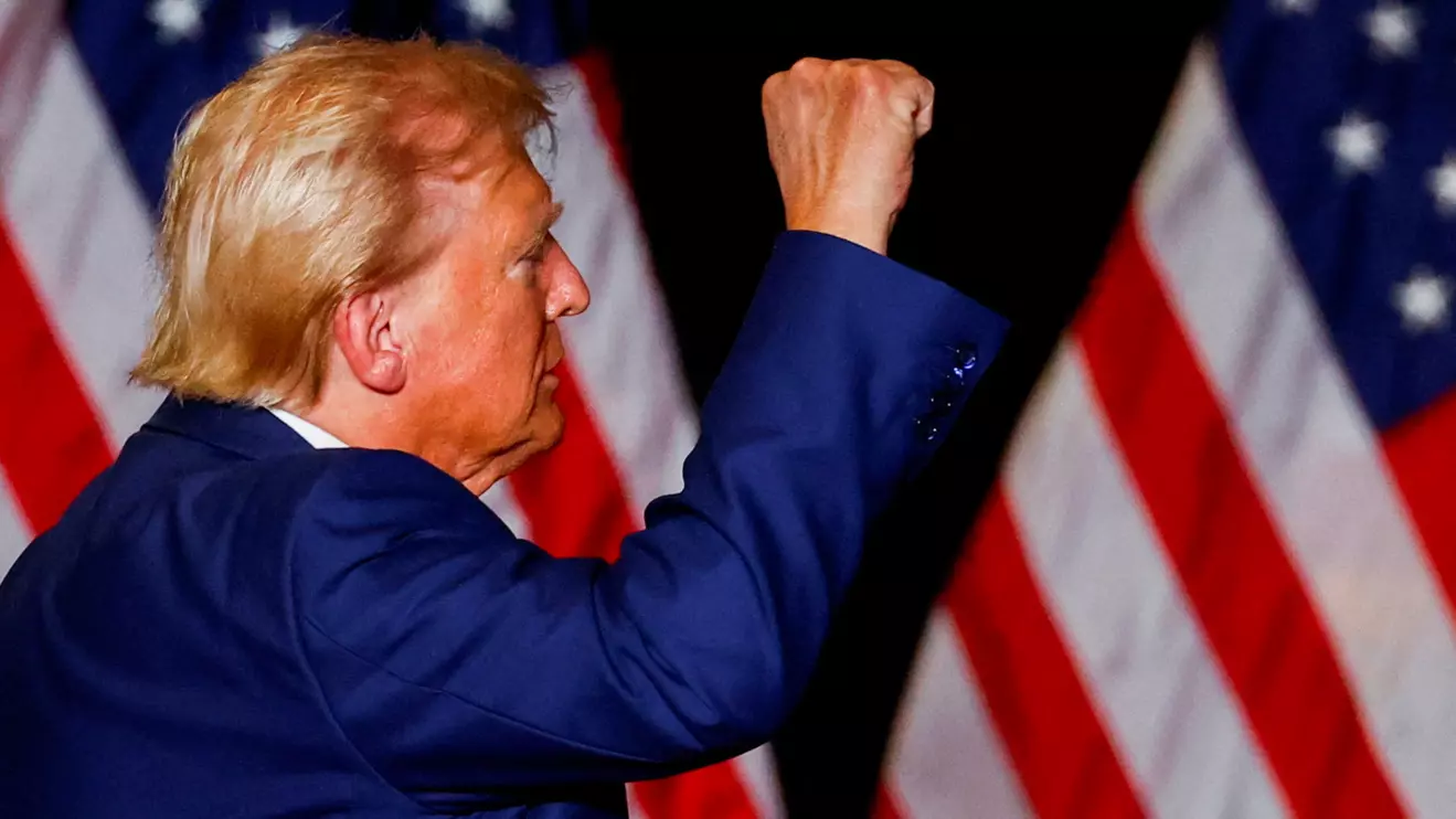 Republican presidential candidate Donald Trump