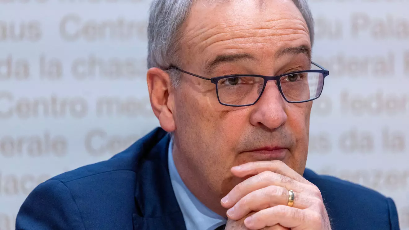 Swiss federal councillor Guy Parmelin, Reuters/Denis Balibouse