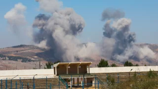Israeli strikes pummel south Lebanon hilltops