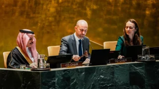 Saudi Arabia, France seek support for declaration on two-state solution between Israel, Palestinians