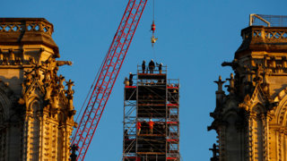 Notre-Dame rooster back on Paris cathedral's spire as renovation enters final stage