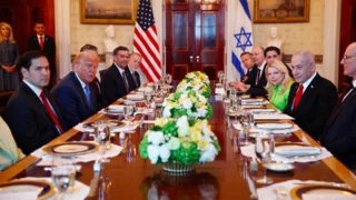 Netanyahu meets Trump at White House as Israel, Hamas discuss ceasefire