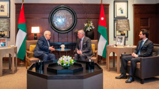 Jordan's King Abdullah, Mahmoud Abbas meet