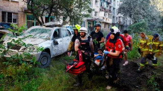 Russia bombards Kyiv in one of war's biggest strikes, at least 21 people killed