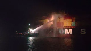 Ship struck by projectiles in Iraq's Umm Qasr, crew safe