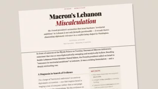 Macron misreads the map