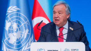 Pay up or face climate-led disaster for humanity, warns UN chief