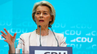 EU's von der Leyen sets sights on renewed, centrist majority after vote