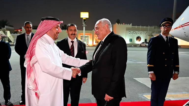The Algerian Minister of Foreign Affairs has arrived in Qatar