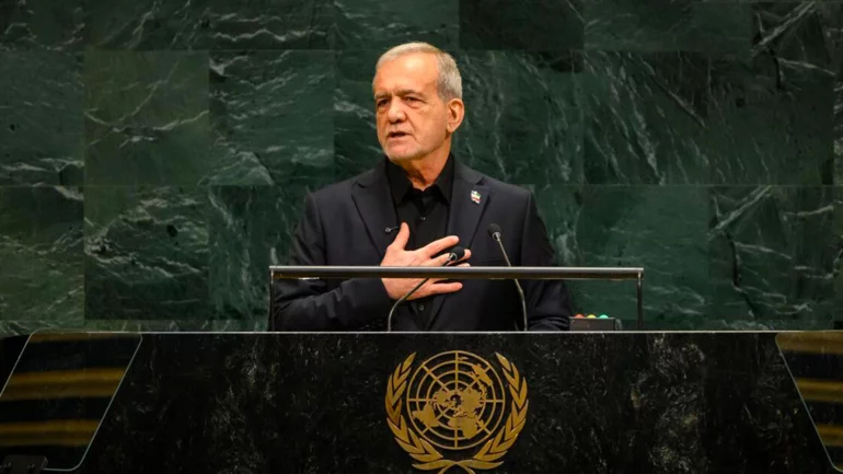 "We will never bow": Pezeshkian defies Trump at UN