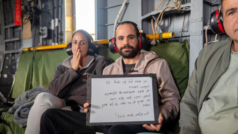 Israeli hostage's release brings some relief for family but fate of wife, children unknown
