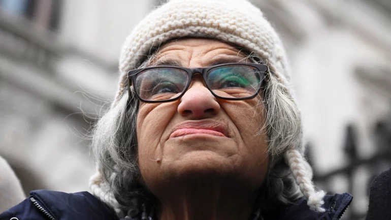 Jailed Egyptian-British dissident's hunger-striking mother hospitalised