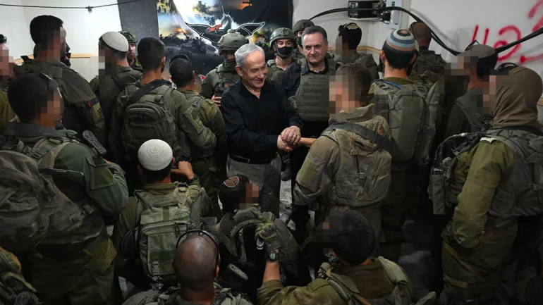 Netanyahu visits South Lebanon, rules out withdrawal