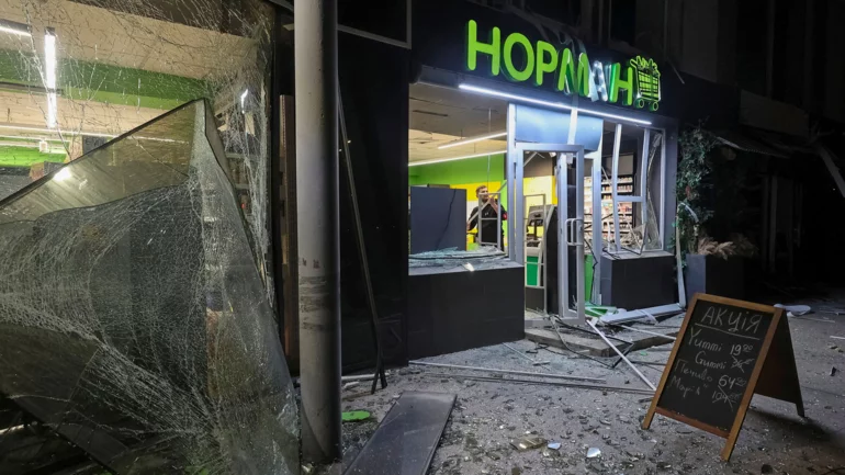 Russian drone attack kills two in Ukraine's Kharkiv, officials say