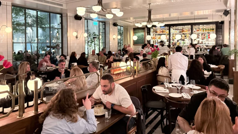 A new French brasserie finds its home in Tel Aviv