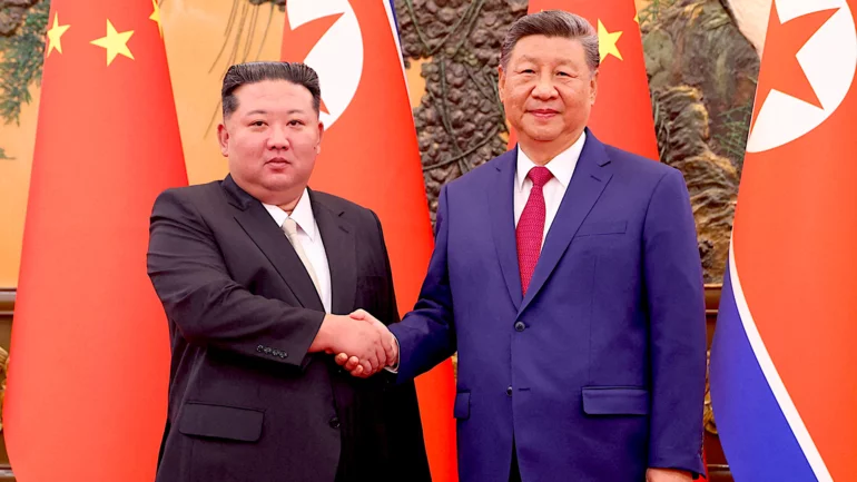 With China's Xi in North Korea, Kim to project confidence, defiance