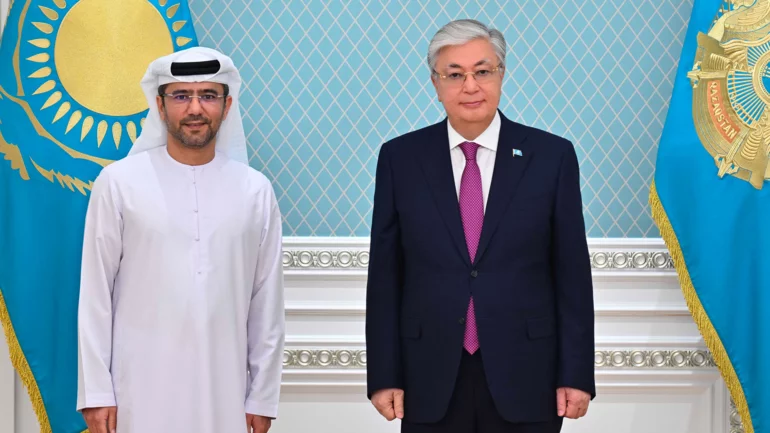 The CEO of AD Ports Group was received by the President of Kazakhstan