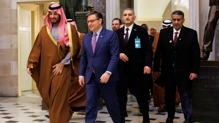 Saudi crown prince heads to a US Congress no longer railing against him