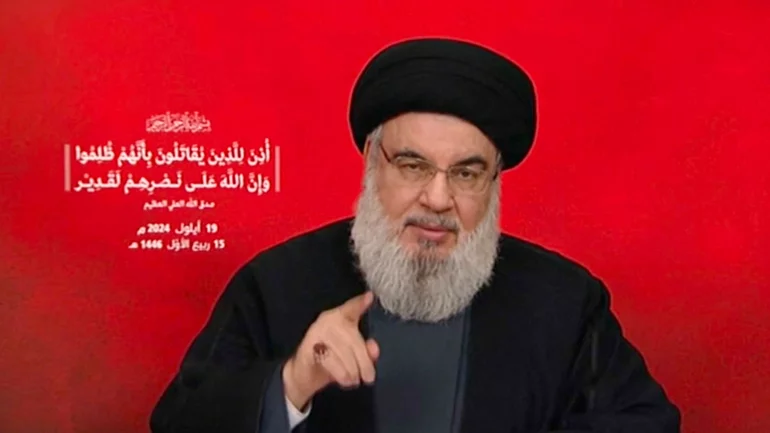 Hezbollah chief denounces Israeli attacks as warplane sonic booms rattle Beirut