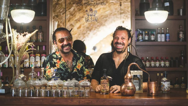 The Three Brothers, founded by the Malak brothers and inspired by Lebanon’s juniper trees