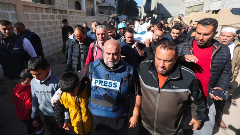 Israeli strike kills two Palestinian journalists in Gaza, Hamas say