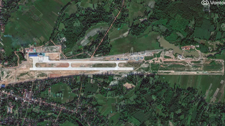 Exclusive-Attack aircraft, military vehicles visible at new China-Laos base, satellite images show