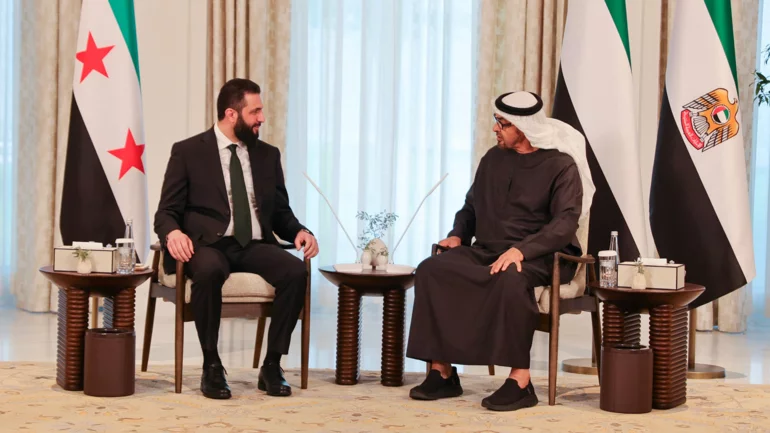 Syria's Sharaa meets UAE counterpart in second visit to a Gulf country as leader