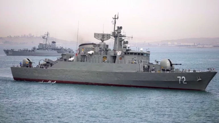 Iranian warship Alborz enters the Red Sea
