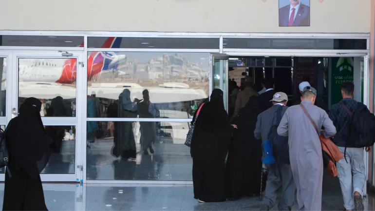 Houthis target Aden airport