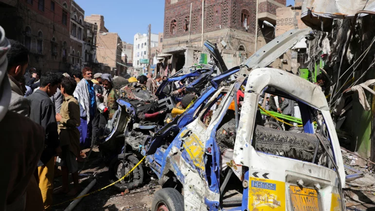 US says blast near Yemen UNESCO world heritage site caused by Houthi missile