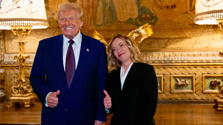 Italian Prime Minister Meloni meets with Trump at his Florida resort