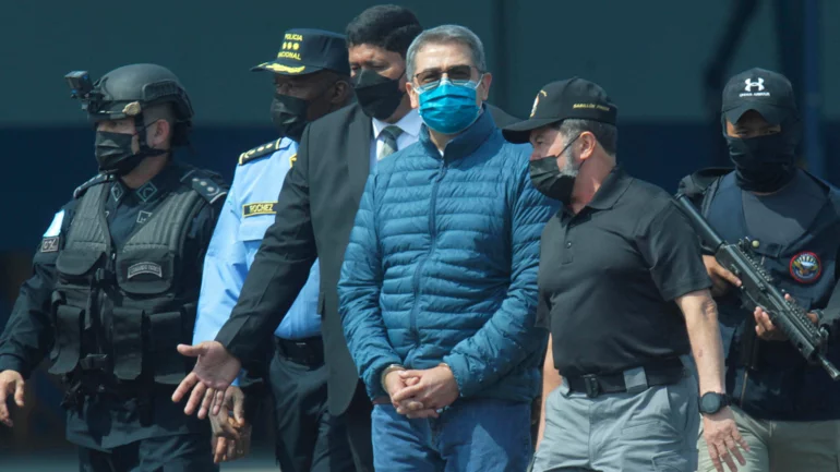 Honduras ex-President Hernandez sentenced to 45 years in prison on US drug conviction