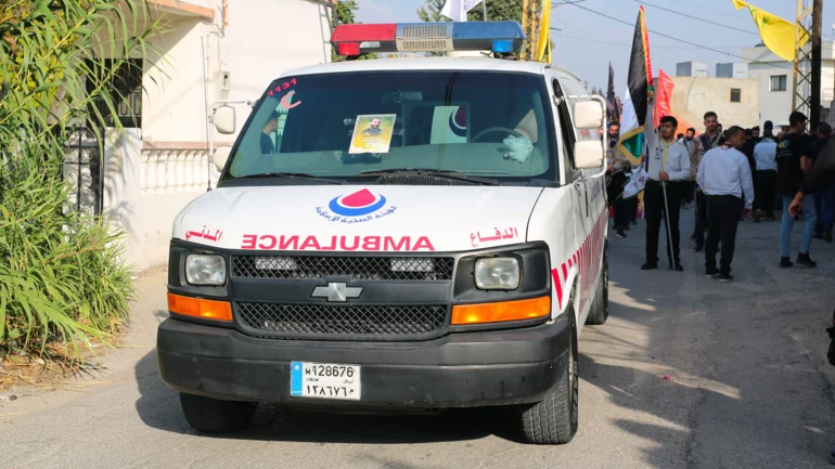 Hezbollah militants disguised as rescuers to deceive the enemy