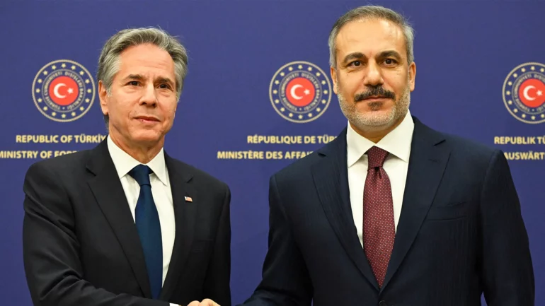 Blinken says he discussed Gaza ceasefire agreement with Turkish top officials