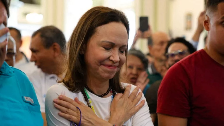 Venezuela opposition leader Maria Corina Machado returns to Venezuela
