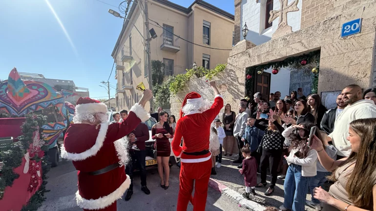 Festive Christmas spirit fills Jerusalem, Nazareth, and Jaffa