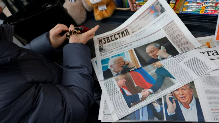 Kremlin says after Trump-Putin call there is political will on both sides to end Ukraine war