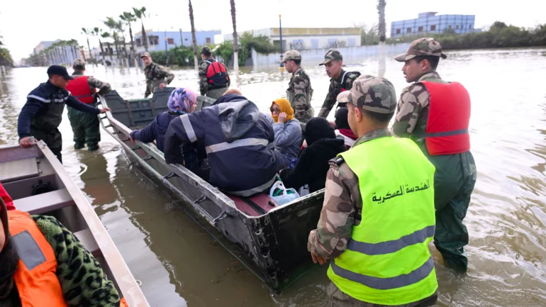 Morocco residents begin returning to northwest as flood waters recede