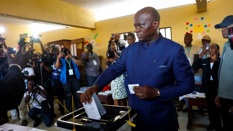 Gabon coup leader eyes seven-year mandate in presidential vote