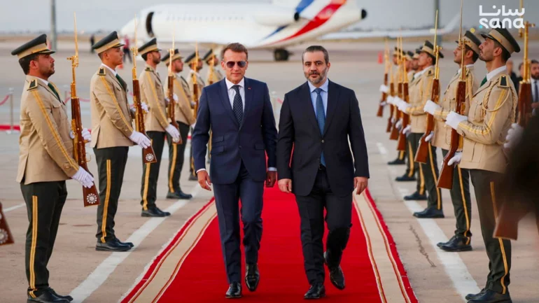 Macron tests post-Assad Syria