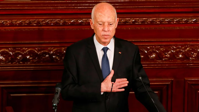 Tunisians protest aginst President Saied, call country an ‘open-air prison’