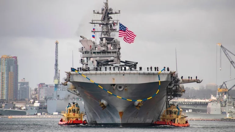 USS Tripoli in the Middle East