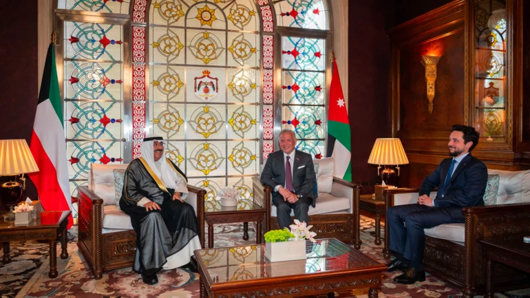 Emir of Kuwait makes first official visit to Jordan