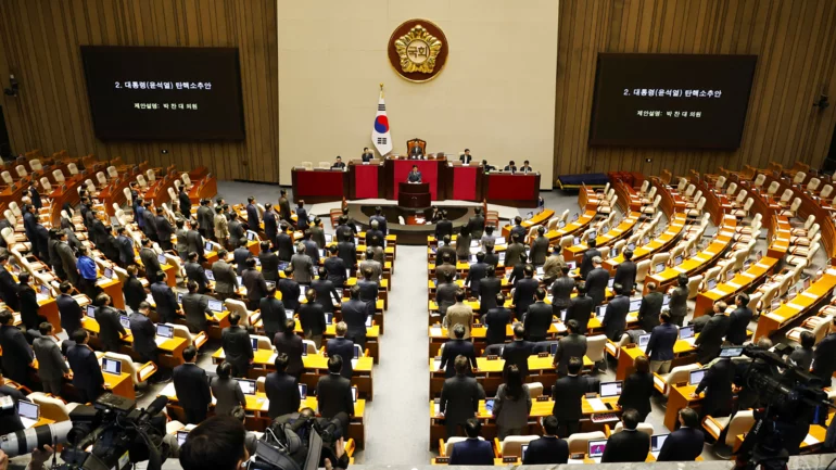 South Korea's Yoon survives impeachment move, but party leader says president will resign