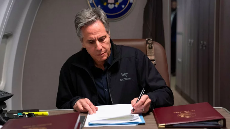 Blinken holds calls in final Middle East diplomacy push