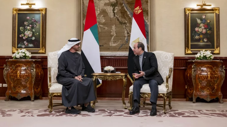 UAE President Sheikh Mohamed bin Zayed begins visit to Egypt