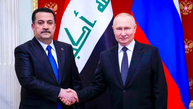Russia's Putin, Iraqi PM discuss OPEC+ coordination on oil price stability