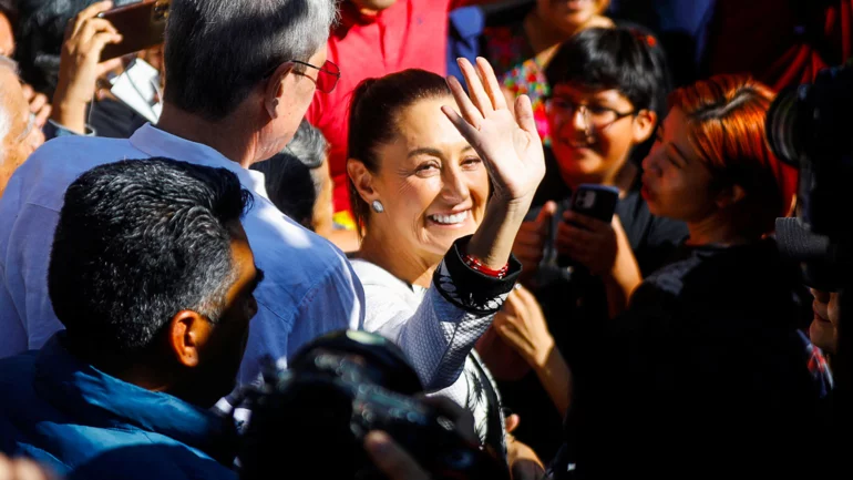 Mexico poised to elect first woman president as voters cast ballots